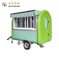 Ice Cream Unique Food Carts Mobile Catering Trucks With Sunshade